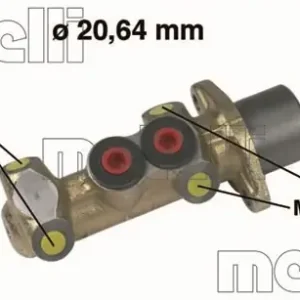 Nie przegap Pompa hamulcowa METELLI 05-0044