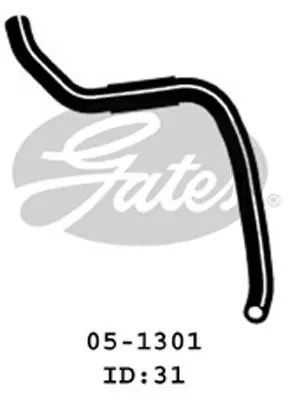 Przewód elastyczny chłodnicy GATES 05-1301 Ostatnie sztuki