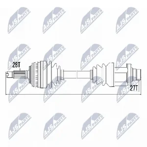 Bestseller Wał napędowy NTY NPW-HD-036