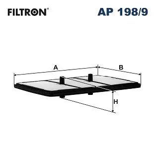 Filtr powietrza FILTRON FILTRY AP 198/9 Darmowy zwrot