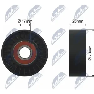 Premium Sklep Wazcar  Karta produktu: NTY RNK-FT-004 NTY ROLKA NAPINACZA PASKA WIELOROWKOWEGO