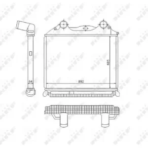 Intercooler NRF 30204 81061300199 Oferta czasowa