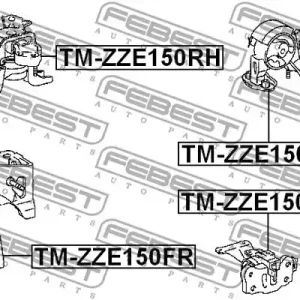 Bestseller PODUSZKA SIL. TOYOTA AURIS/RAV III/IV 1,33/1,4/1,6/1,8/1,33 05-