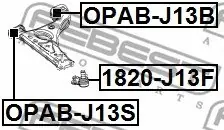 Taniej TULEJA WAH. OPEL P. MOKKA/MOKKA X (J13) VAUXHALL: MOKKA / MOKKA X (J13) 12- LE/PR TYLNA